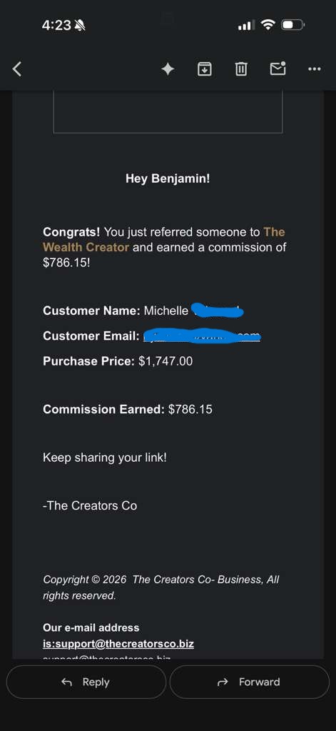 Commission result